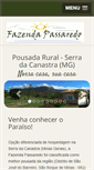 Mobile Screenshot of fazendapassaredo.com